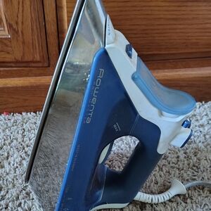 Rowenta Blue and White Steam Iron
